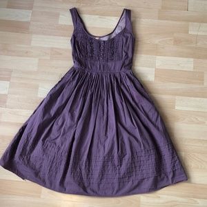 Anthropologie Maeve Purple Dress